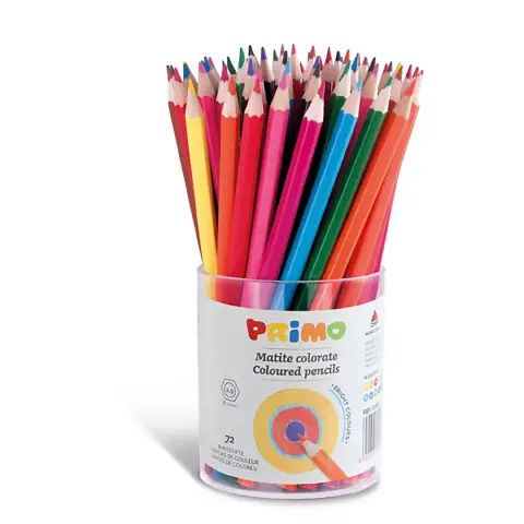 Pastelli Colorati Primo Mina 0.3 72 Pezzi in 12 Colori