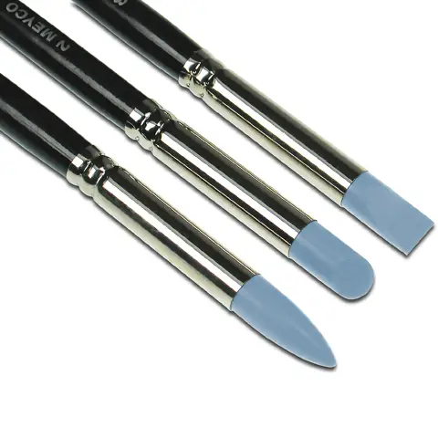 Set 3 Pennelli per Tracciare Con punta in silicone da 8 mm