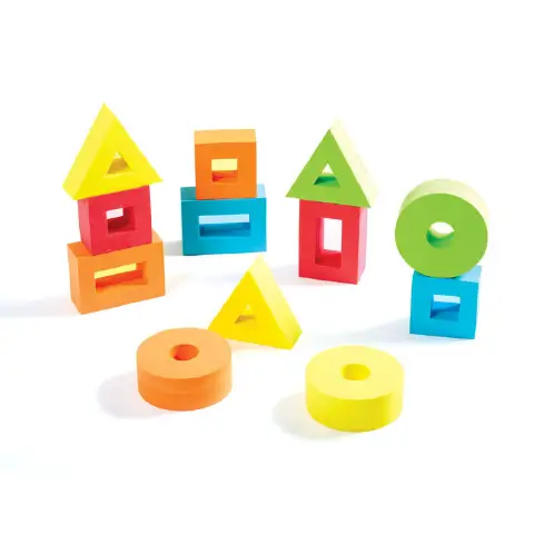Eva Blocks with Translucent Windows 12 Pieces