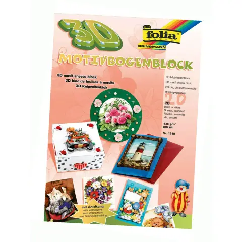 Soggetti Scrapbook 3d Fantasia 20 fogli mm 201x297