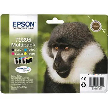 CARTUCCIA EPSON INKJET MULTIPAK T0895 C,M,Y,B