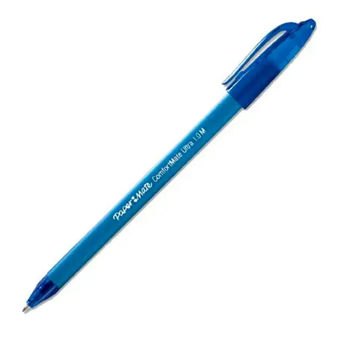 Penna a Sfera Paper Mate Comfort Mate Stick Blu - confezione 12 pz