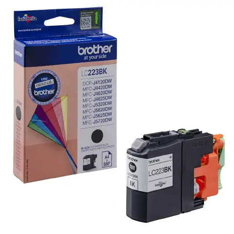 BROTHER CART. BLACK LC-223BK MFC-J4420W-4620DW MFC-J532DW-5620DW MFC J5720DW