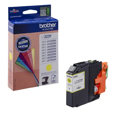 BROTHER CART. YELLOW LC-223Y MFC-J4420W-4620DW MFC-J532DW-5620DW MFC J5720DW