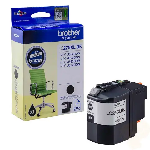 BLACK CARTRIDGE FOR BROTHER MFC-J5320DW/J5620DW/J5720DW 2400 PAGE LIFE