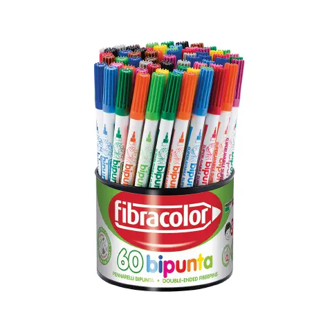 Two-Point Markers 60 Pieces Jar