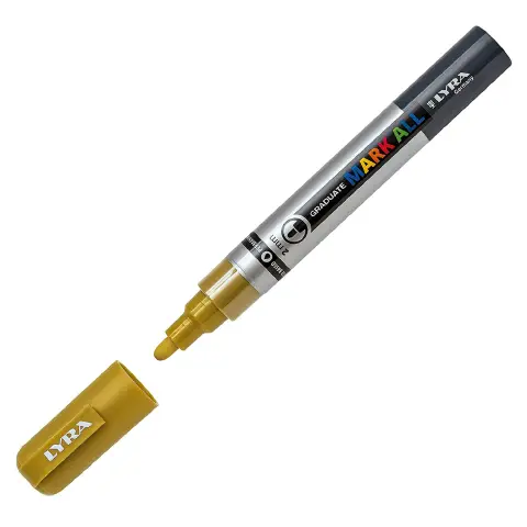 Lyra Graduate Mark All markers mm. 2 Col.Gold