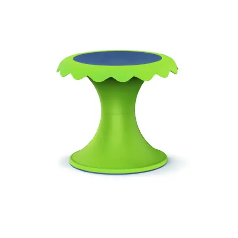 Sgabello Infanzia Fiore Verde Lime H 30 cm.