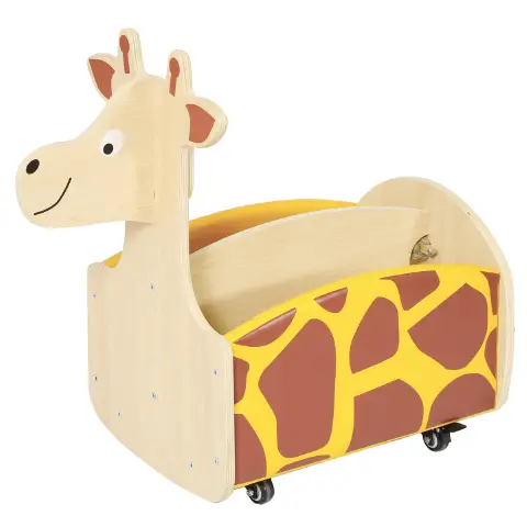 Giraffe Bookend Storage Trolley