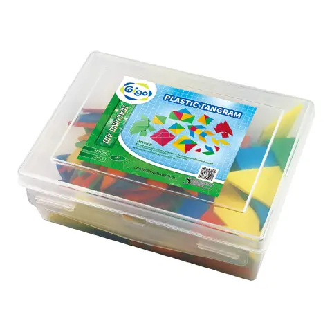 Tangram per la Classe con 5 Schede 105 Pezzi