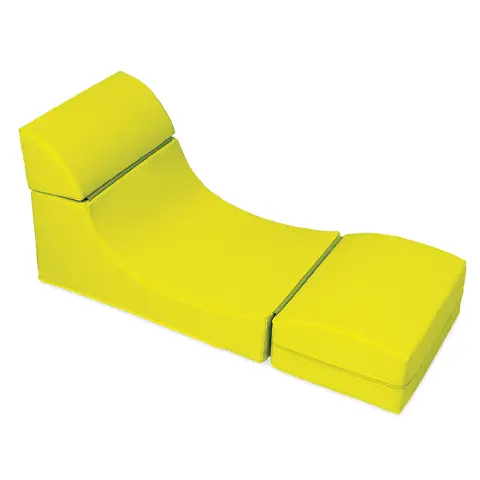 Chaise Longue Morbida Richiudibile Verde Lime