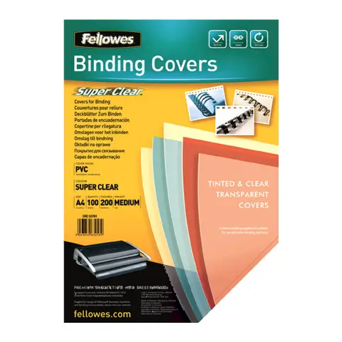 200 Micron A4 Transparent Pvc Covers