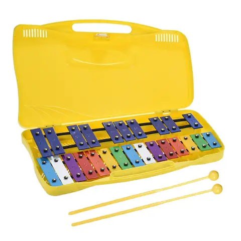 25 Note Chromatic Metallophone in Case