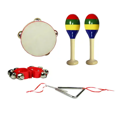 Musical Set Rhythmic Instruments 6 Pieces
