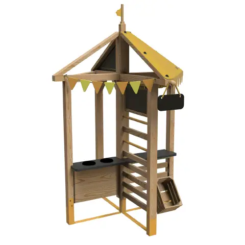 4-in-1 Wooden Kiosk