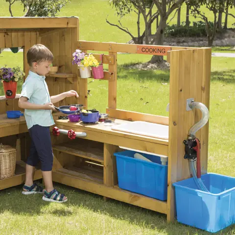 Outdoor Wood Kitchen
