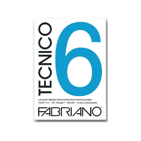 Fabriano Technical Drawing Album 6 Rough cm. 25x35 20 Sheets