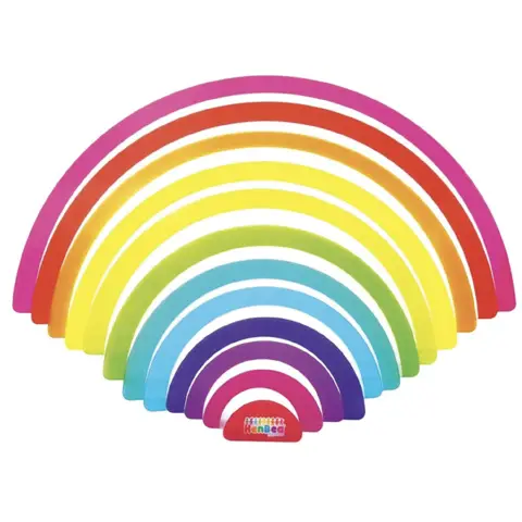 Arcobaleno Waldorf Traslucente – 24 Semicerchi