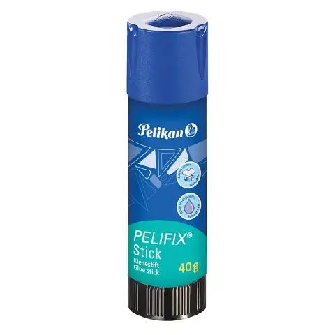 Glue Stick 40 Gr. Pelifix Transparent, Solvent-Free, For School 12 Pieces