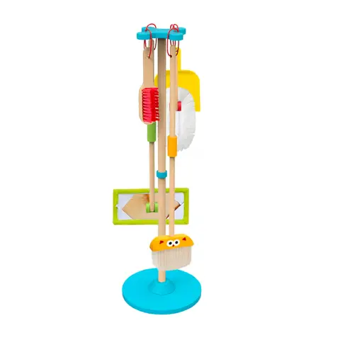 Wooden Cleaning Set Symbolic Game for Children
