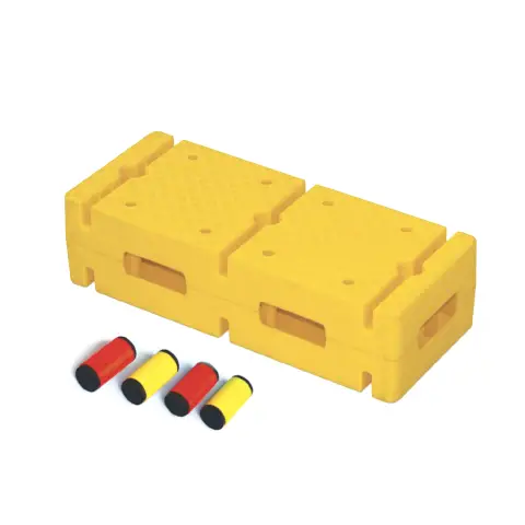 Blocks Path Bricks Set 4 Colors with 8 Connectors