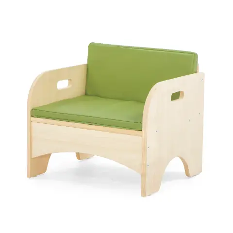 Children's Comfy Wooden Armchair with Padding