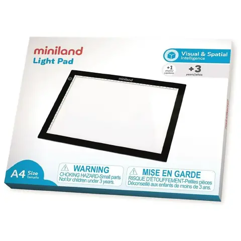 Piano Luminoso Pannello LED A4 con Alimentazione USB