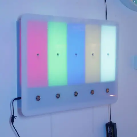 Pannello Aromatico Multisensoriale con Sezioni Illuminate - 60x40x10 cm