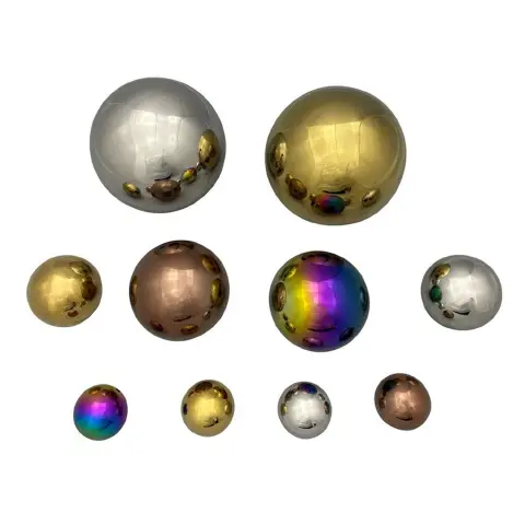 Palline Metalliche ad Alta Riflettenza per il Gioco e l'Esplorazione Sensoriale