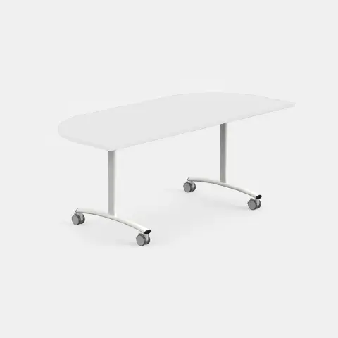 Tavolo Ribaltabile Archimede Terminale cm. 160x80, Altezza 72 cm. Scuola e Ufficio, Conforme CAM