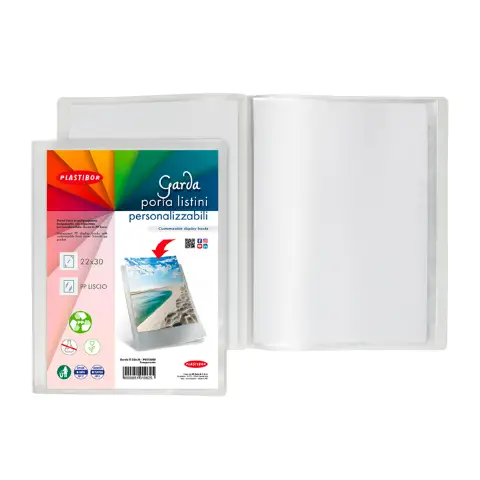 Customizable Document Holder 100 Sheets, Garda TI Transparent Polypropylene Holder