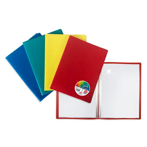 Document Holder 20 Sheets, Garda Polypropylene Holder Assorted Colors