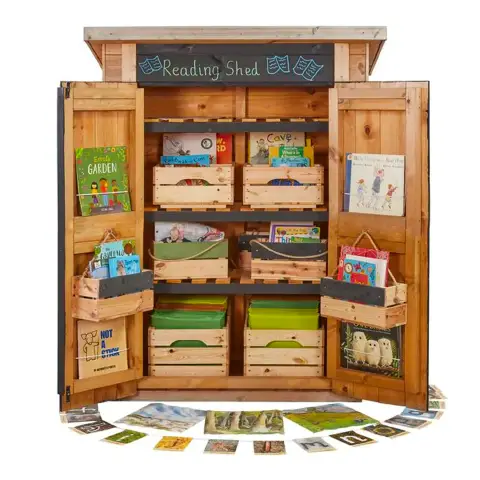 Outdoor Wooden Children's Library