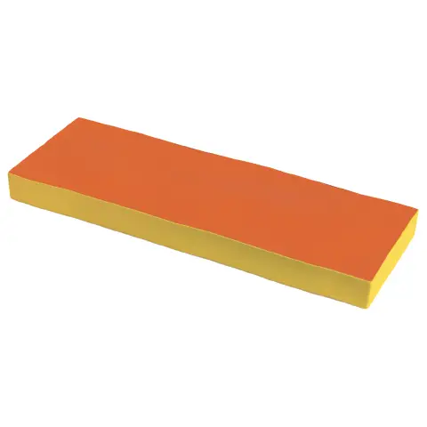 Cuscinone Rettangolare Grande cm.180x60x15h Giallo-Arancio