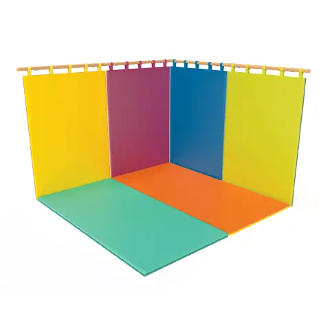 Lime-Green Two-Tone Soft Wall Protection