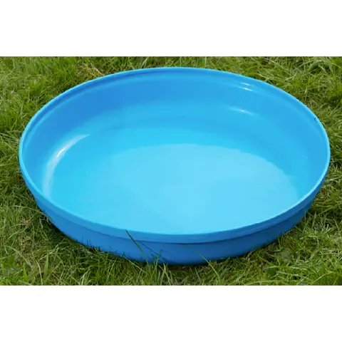 Vassoio Jumbo Circolare Diametro 69 Cm, Azzurro