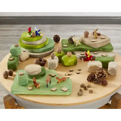 Set Ambiente Naturale In legno 20 Pz