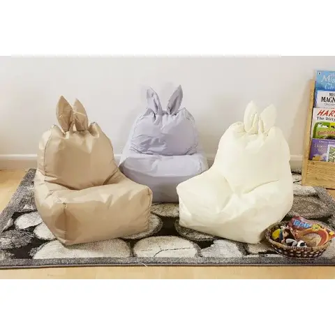 Poltrosacco A Forma Di Coniglio Set 3Pz