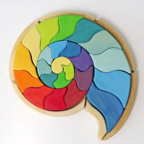 Costruzioni In Legno Set 23 Pezzi Conchiglia