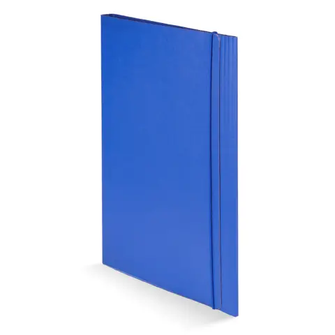 Cartella 3 Lembi Presspan Con Elastico Blu 10 Pz