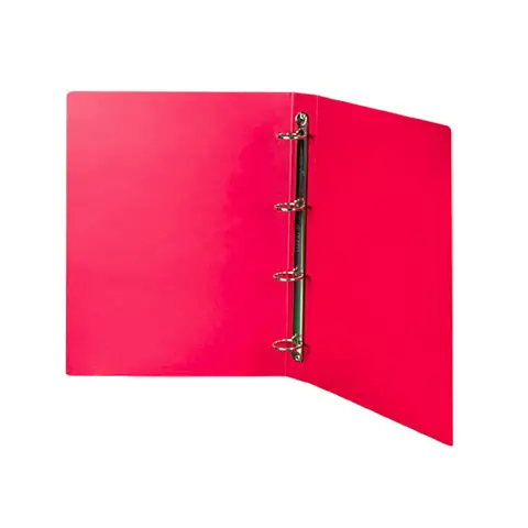 Raccoglitori Presspan A 4 Anelli Rosso
