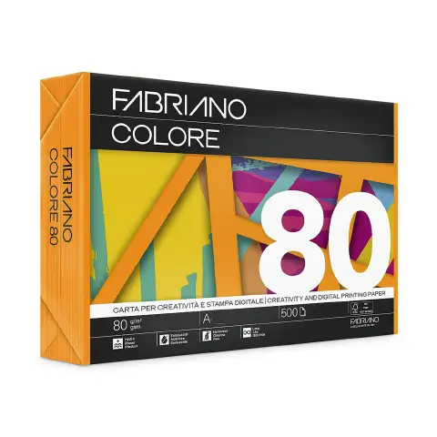 Carta Per Fotocopie Fabriano Colore 80 Gr/mq A3 Aragosta Risma 250 Fogli