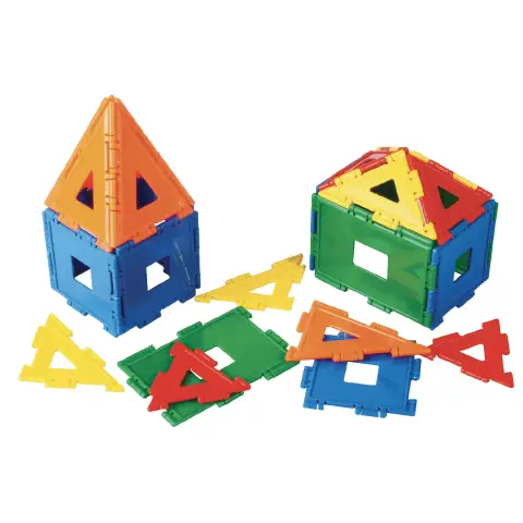 Costruzioni GeoBlock Architetto - 120 pezzi per costruire solidi e figure tridimensionali