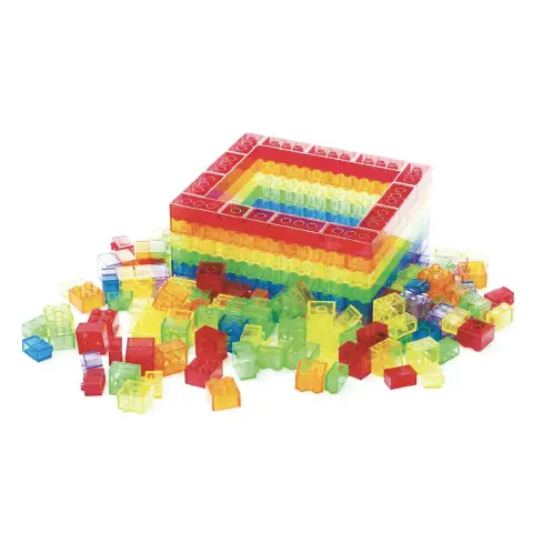 Mattoncini Traslucenti Mini – 225 Pezzi Compatibili con Lego®