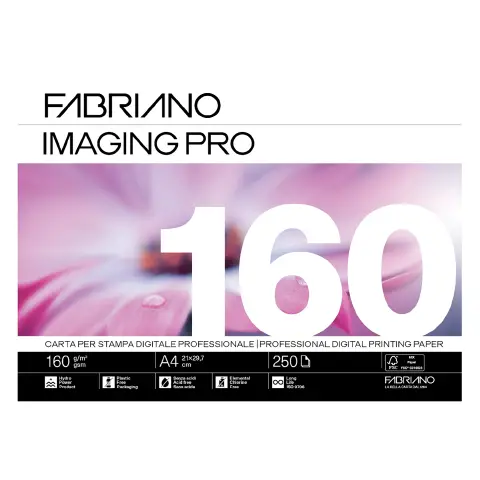Carta Fabriano Imaging Pro A4 160gr • 250 Fogli