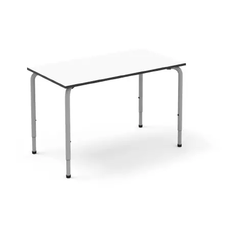 Adjustable Rectangular Table Cm.80x70 For School Environments