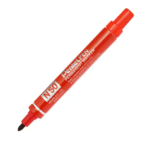 Pentel N50 Round Tip Marker Red