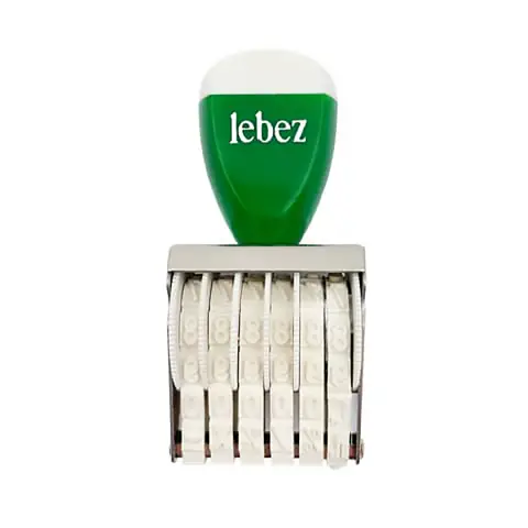 Timbro numeratore Lebez 6 colonne 5 mm