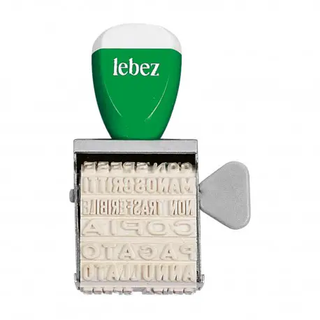 Timbro Polinomio con 14 Diciture - Lebez 0174