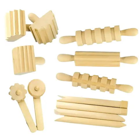 Wooden Modelling Tools 12 Pieces